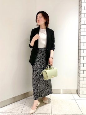 「PotioR（ポティオール）のアイテム」を使った、YUKA  MAKINOさん（レディース・158cm）の夏コーディネート