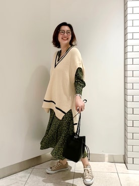 YUKA MAKINOさん(レディース・158cm)の夏コーディネート