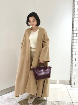 YUKA  MAKINOさん（レディース・158cm）の秋コーディネート