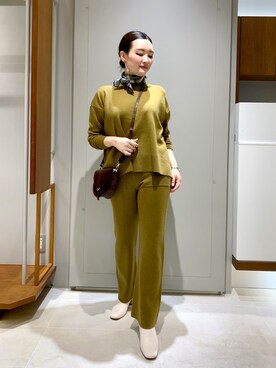 YUKA  MAKINOさん（レディース・158cm）の秋コーディネート