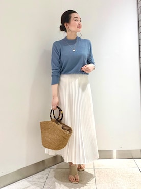 「FONCE（フォンセ）のアイテム」を使った、YUKA  MAKINOさん（レディース・158cm）の春コーディネート