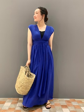 YUKA MAKINOさん(レディース・158cm)の夏コーディネート