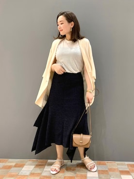 YUKA MAKINOさん(レディース・158cm)の夏コーディネート