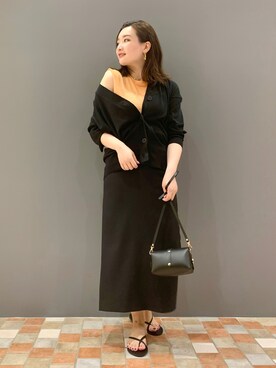 「NICOLAS LAINAS」｜YUKA  MAKINOさん（レディース・158cm）の夏コーディネート