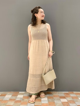 YUKA MAKINOさん(レディース・158cm)の夏コーディネート