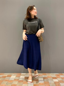 YUKA  MAKINOさん（レディース・158cm）の夏コーディネート