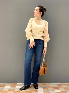 「UNTISHOLD（アンチショルド）のアイテム」を使った、YUKA  MAKINOさん（レディース・158cm）の夏コーディネート