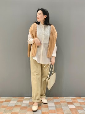 YUKA  MAKINOさん（レディース・158cm）の秋コーディネート