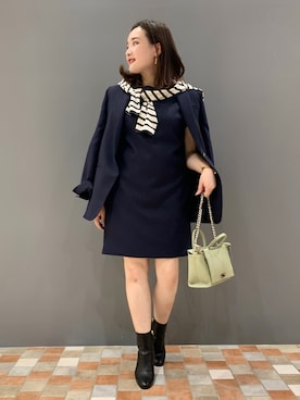 YUKA  MAKINOさん（レディース・158cm）の秋コーディネート