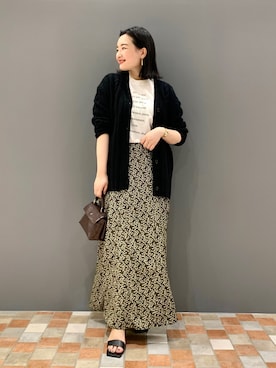 YUKA  MAKINOさん（レディース・158cm）の秋コーディネート