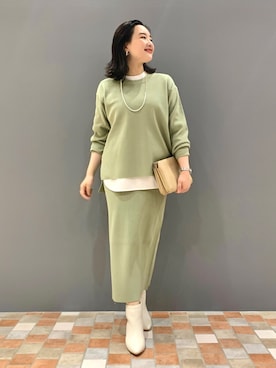 YUKA  MAKINOさん（レディース・158cm）の秋コーディネート