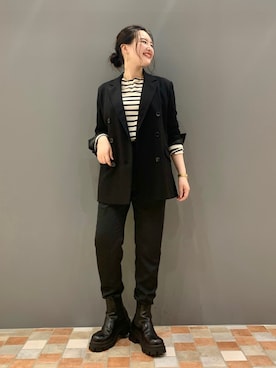 YUKA  MAKINOさん（レディース・158cm）の秋コーディネート