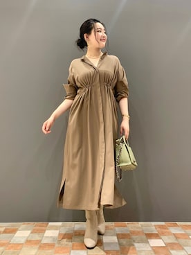 YUKA  MAKINOさん（レディース・158cm）の秋コーディネート
