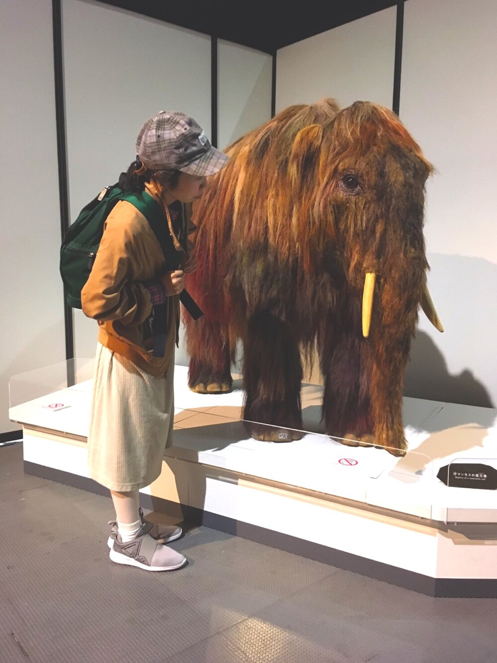 「148cm、150cm、145cm」｜「didiziziのｺｰﾙ天ﾁｪｯｸ         CAP（キャップ、グレー系）」を使った、ツバメさん（レディース・148cm）の秋コーディネートの1枚目の写真