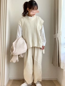「haco!（ハコ）のアイテム（ブルゾン）」を使った、ｔａｅｔａｅさん（レディース・152cm）の冬コーディネート