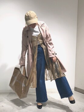 「OLIVEdesOLIVE」｜モさん（レディース・157cm）の冬コーディネート
