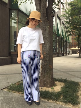 「ハウピア」｜haupia(小倉井筒屋店)さん（レディース・159cm）の夏コーディネート
