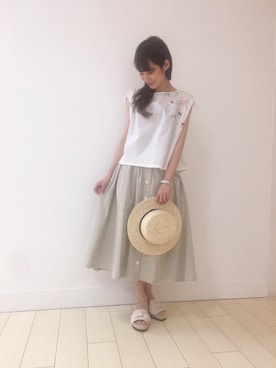 「ハウピア」｜haupia(小倉井筒屋店)さん（レディース・168cm）の春コーディネート