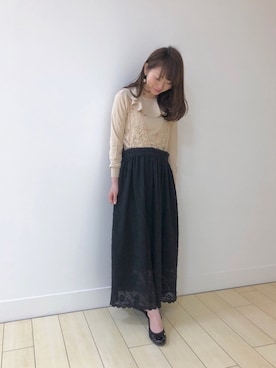 「ハウピア」｜haupia(小倉井筒屋店)さん（レディース・158cm）の春コーディネート