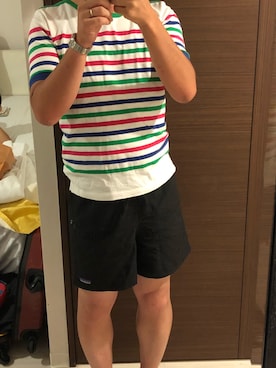 「SHIPS JET BLUE（シップスジェットブルー）のアイテム（Tシャツ/カットソー）」を使った、tkykさん（メンズ・170cm）の夏コーディネート