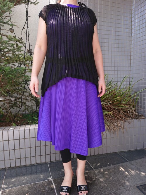 Tukmi Pleats Pleaseのワンピースを使ったコーディネート Wear