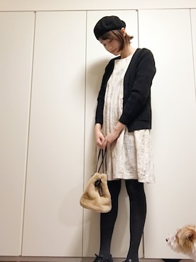 CABBAGES & ROSESのワンピースを使った人気ファッションコーディネート