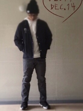 福さん（メンズ・173cm）の冬コーディネート