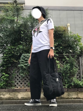 「BRONER（ブローナー）のアイテム」を使った、あるけんさん（メンズ・174cm）の秋コーディネート