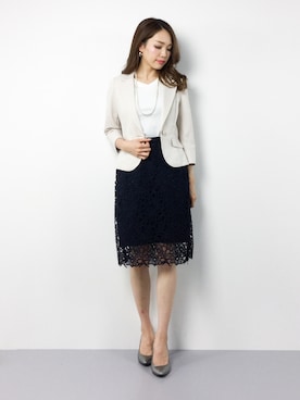 「CLEARIMPRESSION （クリアインプレッション）のアイテム」を使った、momokoさん（レディース・165cm）の春コーディネート