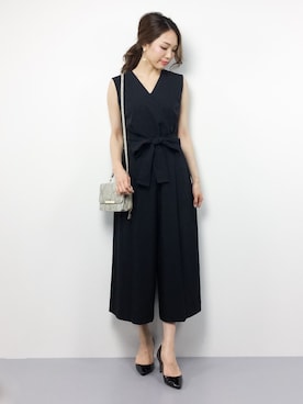 「URBAN RESEARCH ROSSO WOMEN（アーバンリサーチ　ロッソ）のアイテム（つなぎ/オールインワン）」を使った、momokoさん（レディース・165cm）の春コーディネート