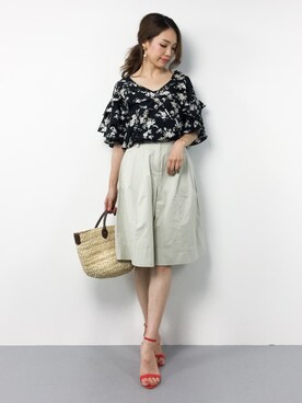 momokoさん（レディース・165cm）の夏コーディネート