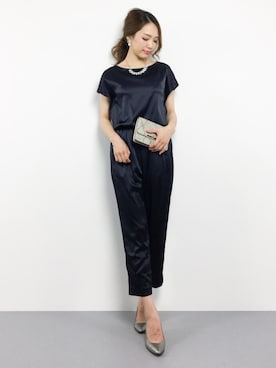 「BEAUTY&YOUTH UNITED ARROWS（ビューティーアンドユースユナイテッドアローズ）のアイテム（つなぎ/オールインワン）」を使った、momokoさん（レディース・165cm）の夏コーディネート