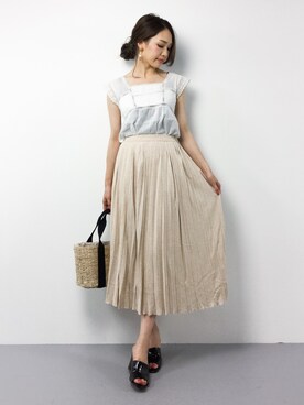 momokoさん（レディース・165cm）の夏コーディネート