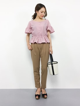 momokoさん（レディース・165cm）の夏コーディネート