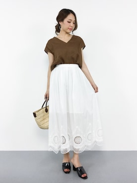 momokoさん（レディース・165cm）の夏コーディネート