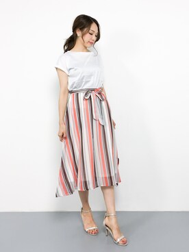 momokoさん（レディース・165cm）の夏コーディネート