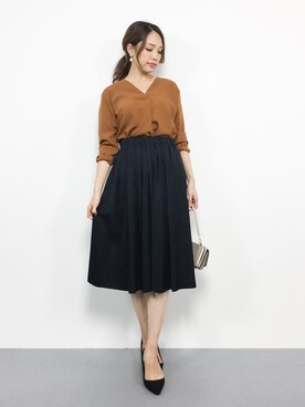momokoさんの「【WEB限定】リバーシブルスカート772011」を使ったコーディネート