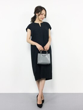 momokoさんの「リングハンドルバッグ【PLAIN CLOTHING】」を使ったコーディネート