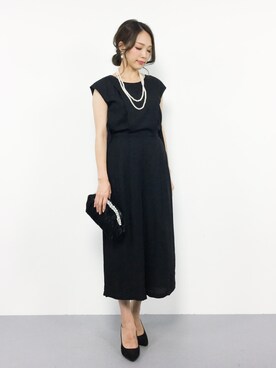 「PREFERIR（プレフェリール）のアイテム（オールインワン・サロペット）」を使った、momokoさん（レディース・165cm）の秋コーディネート
