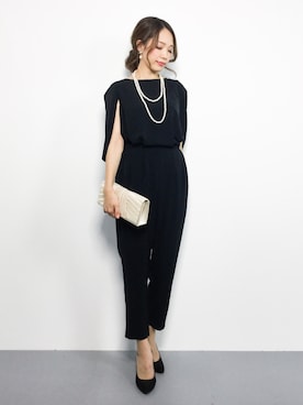 「A part by（アパートバイ）のアイテム（オールインワン・サロペット）」を使った、momokoさん（レディース・165cm）の秋コーディネート