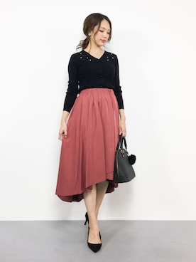 「classicalelf（クラシカルエルフ）のアイテム（バッグ）」を使った、momokoさん（レディース・165cm）の秋コーディネート