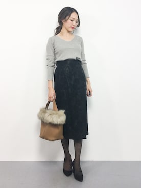 momokoさん（レディース・165cm）の冬コーディネート