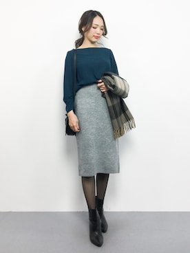 momokoさん（レディース・165cm）の冬コーディネート