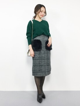 momokoさん（レディース・165cm）の冬コーディネート