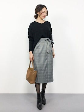 momokoさん（レディース・165cm）の冬コーディネート