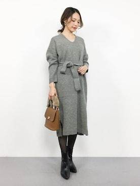 momokoさん（レディース・165cm）の冬コーディネート