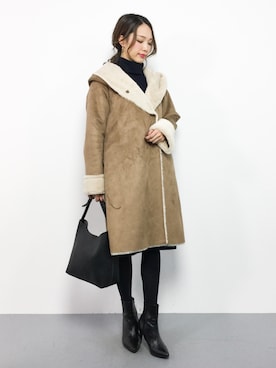 momokoさん（レディース・165cm）の冬コーディネート