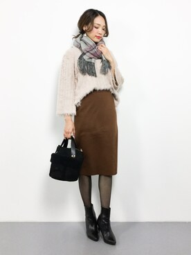 momokoさん（レディース・165cm）の冬コーディネート