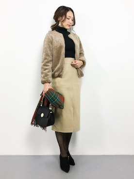 momokoさん（レディース・165cm）の冬コーディネート