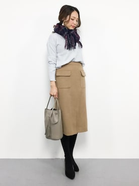 momokoさん（レディース・165cm）の冬コーディネート